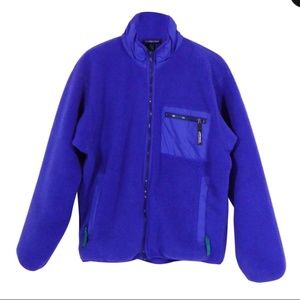 Patagonia Purple Retro Zip up Fleece jacket